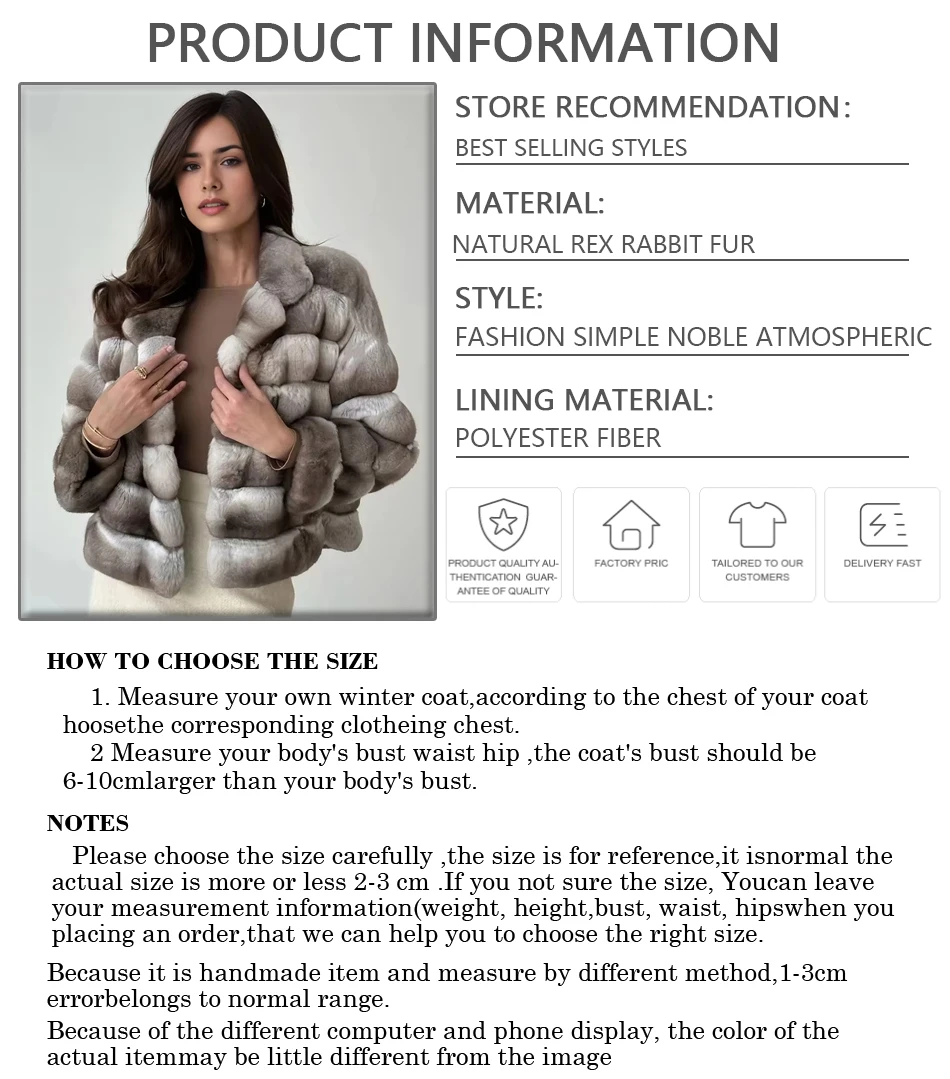 Winter Fur Jackets Women Natural Rabbit Fur Short Coat Hot Selling New Real Fur Clothes For Women
