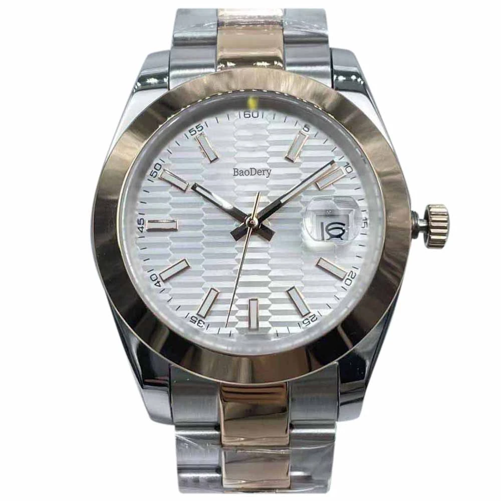 40mmMechanical Watches Timeless Men's Luxury Watches for Men – Stainless Steel Chronograph with Date Function