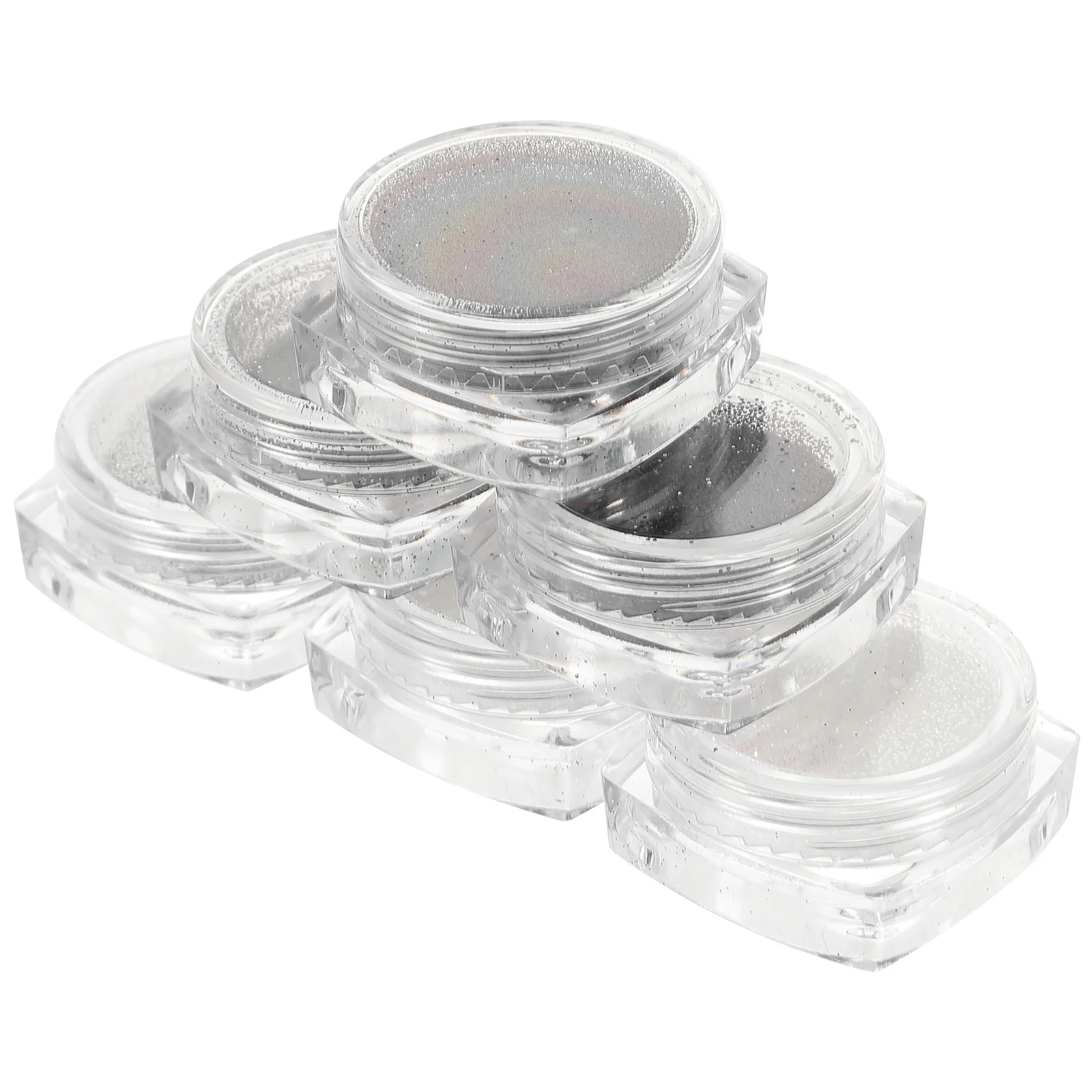 6박스 반짝이 파우더 세트 네일 아트 장식 집에서 쉽게 사용할 수 있는 DIY 매니큐어 용품 젤 아크릴 천연 손톱 글리터