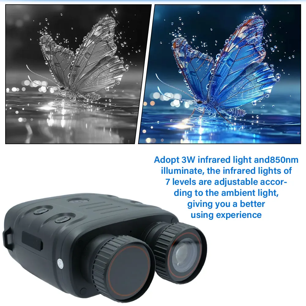 Binocular Infrared Night-Visions R18 1080P Day Night Use Photo Video Taking 10X Digital Zoom 300M Full Dark Viewing For hunting