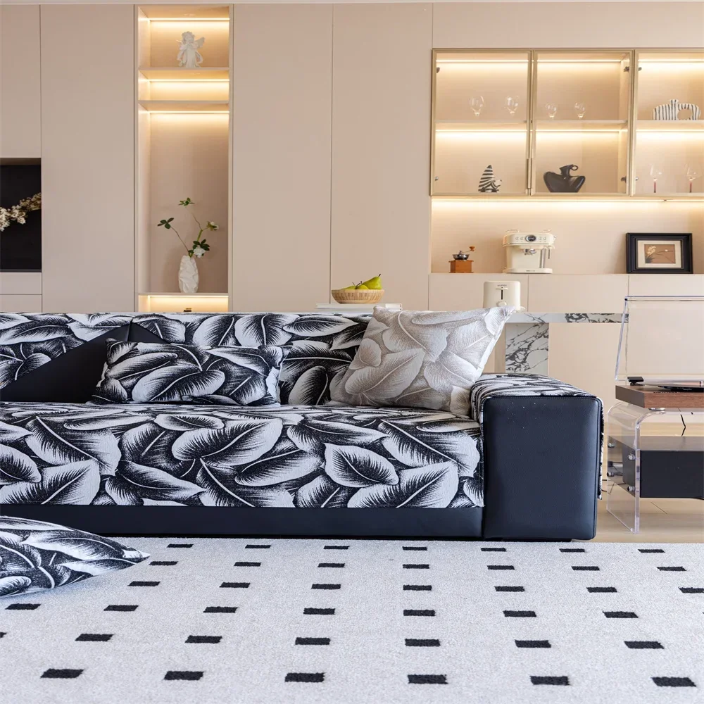2025 New Style Sofa Cushion Four Seasons Universal Non-Slip Cushion Light Luxury Cream Style Advanced Sofa Cover Cover Cloth