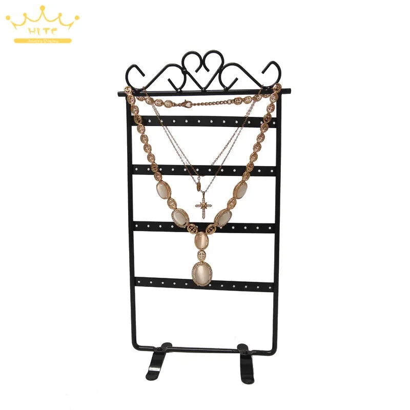 48 穴ディスプレイラックメタルスタンドホルダークローゼット宝石のイヤリング主催者包装 & ディスプレイ卸売