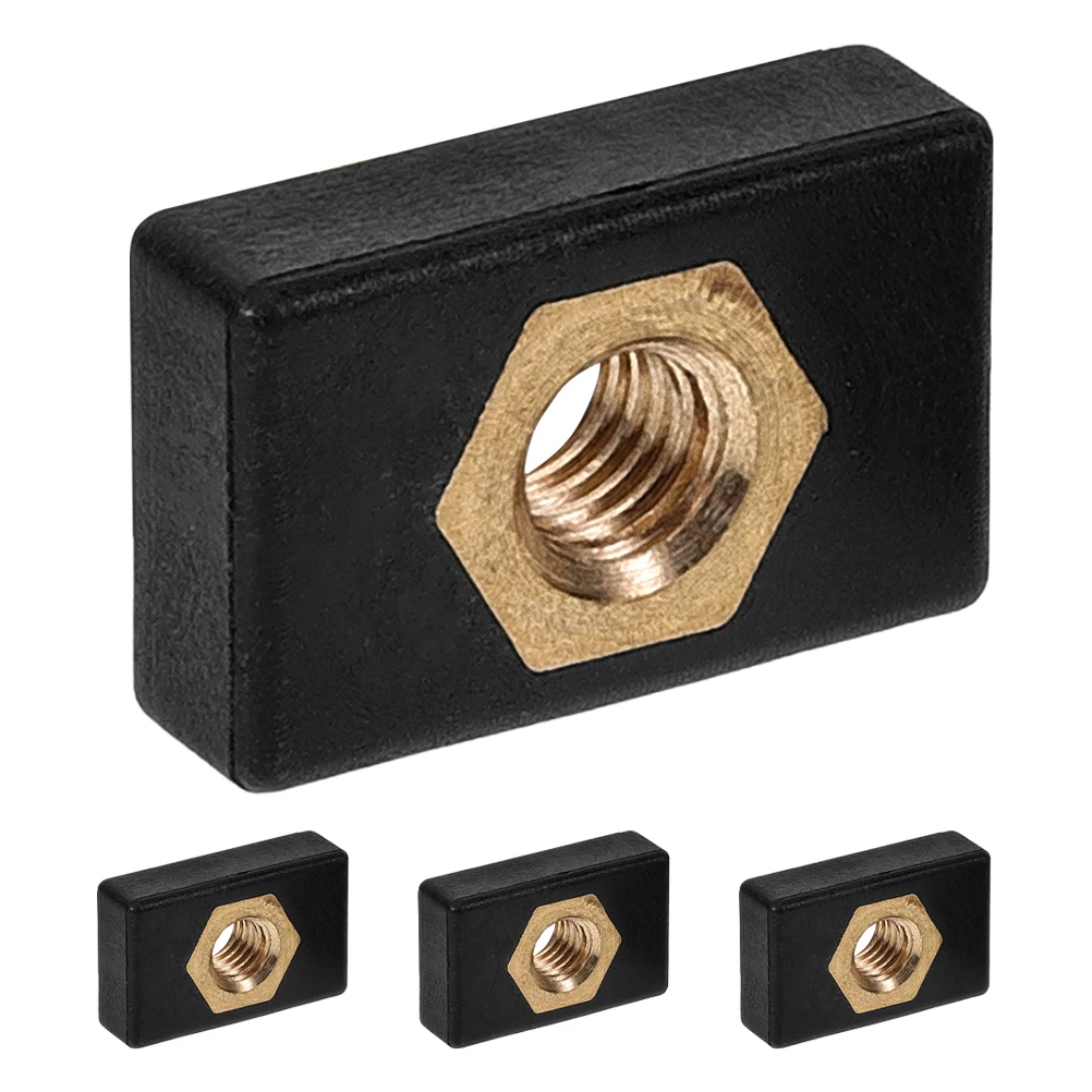 

4 pcs Slide Rail Nut Zinc Alloy Durable Fishing Holder Mount Base Kayak Canoe System Easy Installation Secure Fit