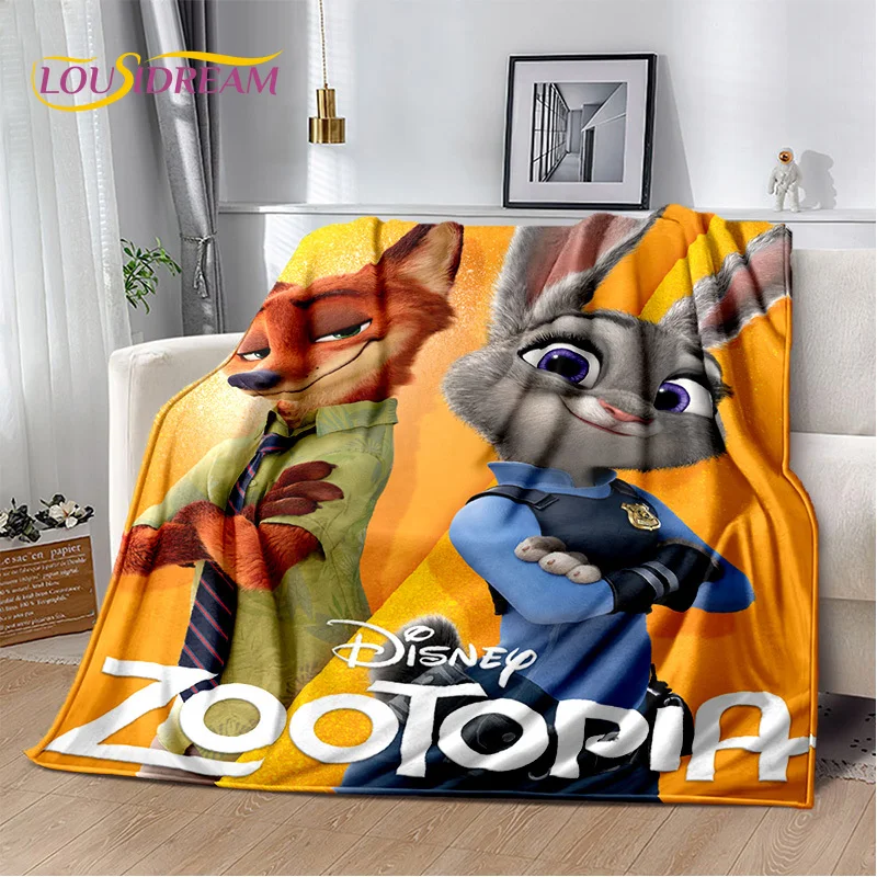 29 Style Cartoon Zootopia Animal Judy Nick Blanket,Flannel Soft Throw Blanket for Home Bedroom Bed Sofa Picnic Office Kid Gift