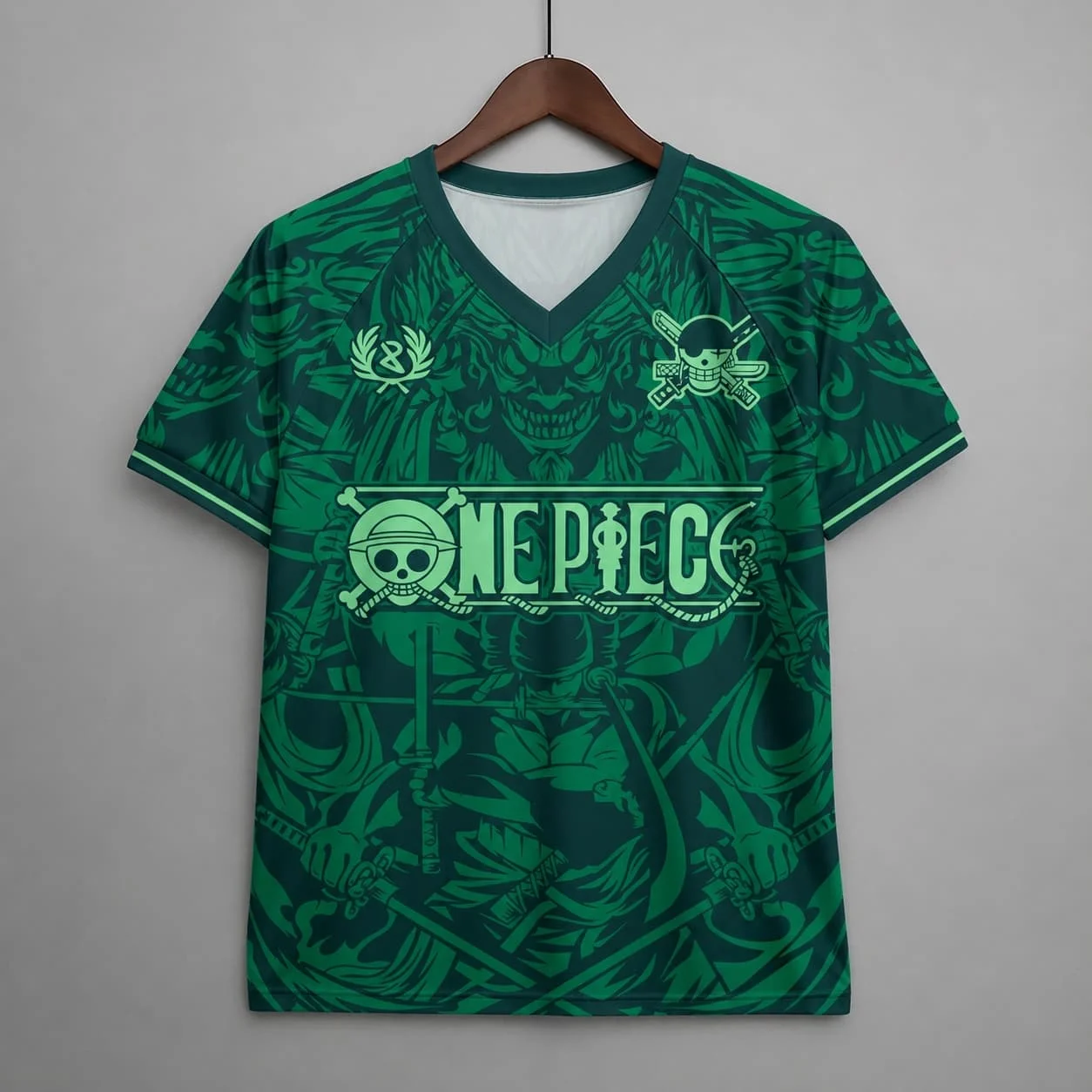 OnePiece Anime Collection Jersey Strohhut Crew Charakter Mesh Atmungsaktives Sport-Freizeit-T-Shirt für Erwachsene/Kinder Familien-Set – Detail 8