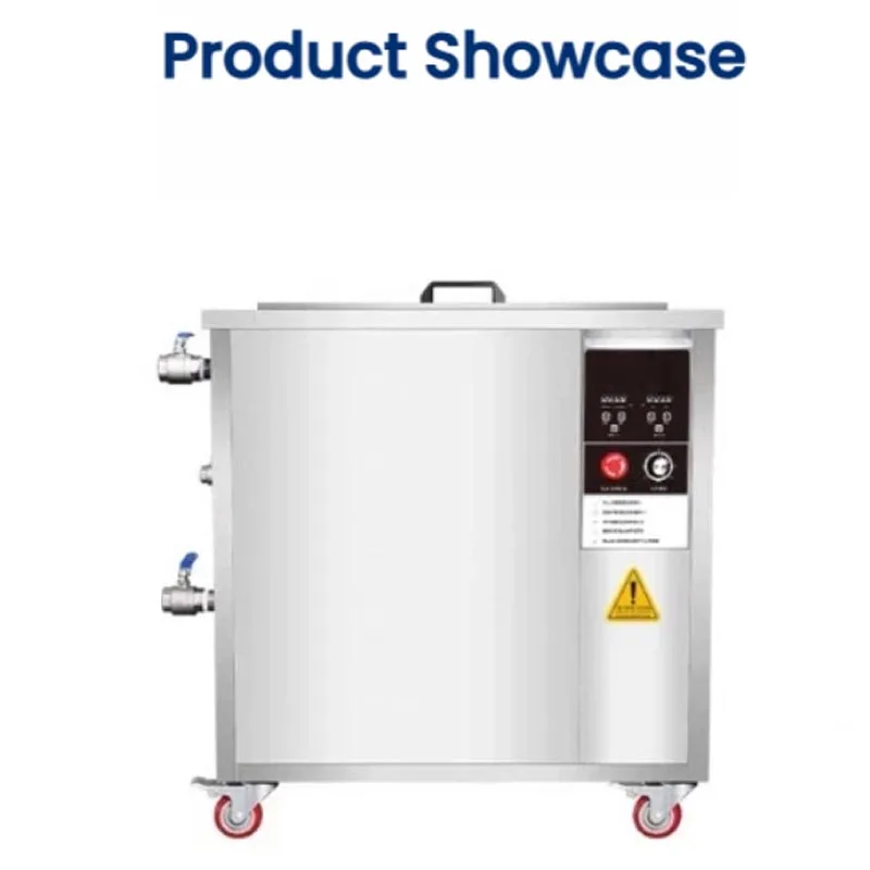 Stainless Steel Industrial Ultrasonic Cleaner Mobile Ultrasonic Washing Machine for Hardware PCB Jewelry Degreasing (customized)