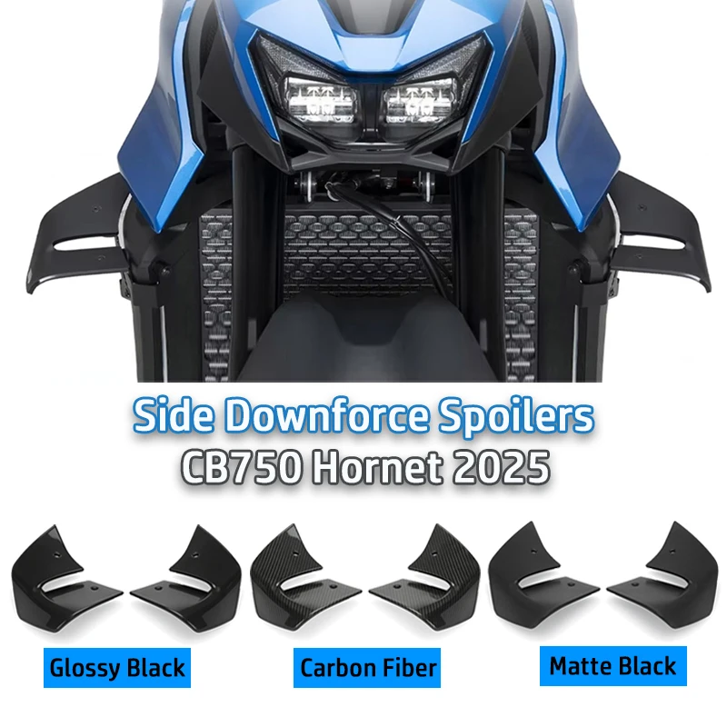 

For Honda CB750 Hornet 2025 2026 CB 750 Motorcycle Downforce Naked Frontal Spoilers Winglet Aerodynamic Wing Front Spoiler Kit