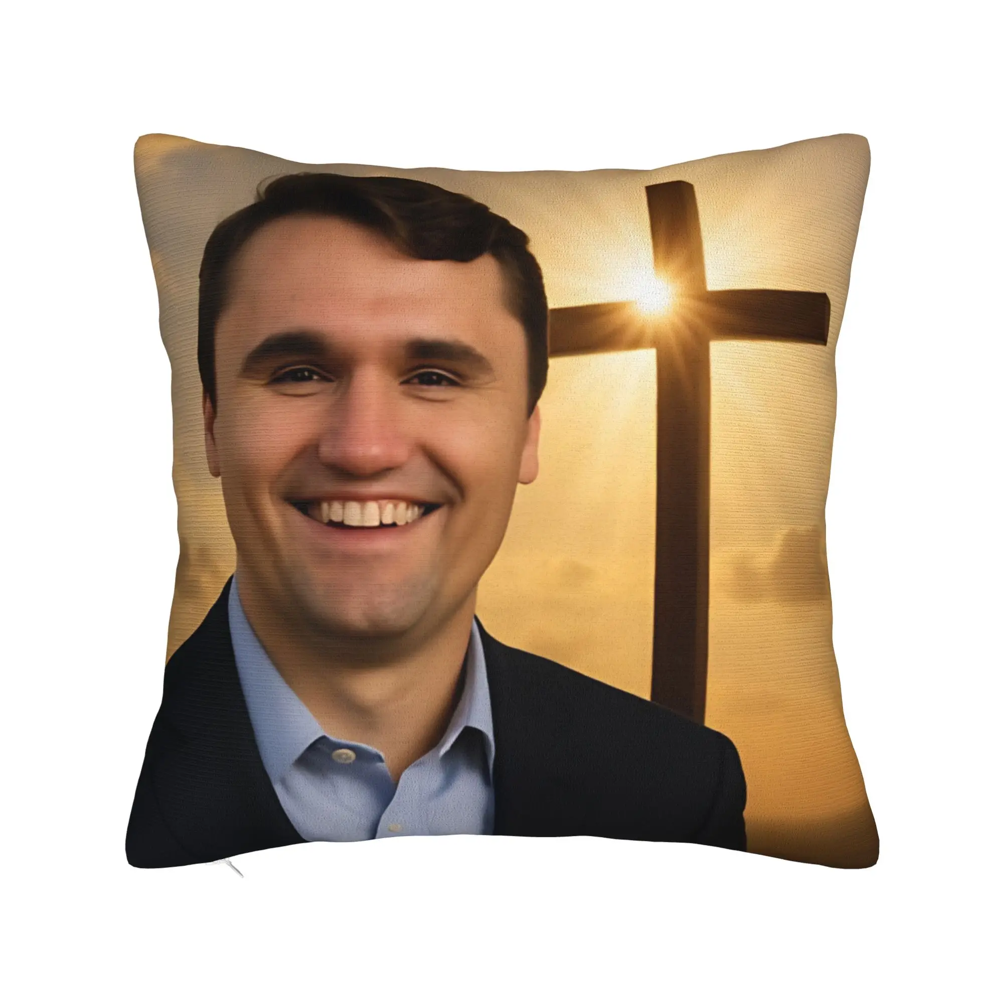 Charlie Kirk   Pillow Case  Soft Pillow Cover Fashion Pillowcases For Living Room Bed Chair