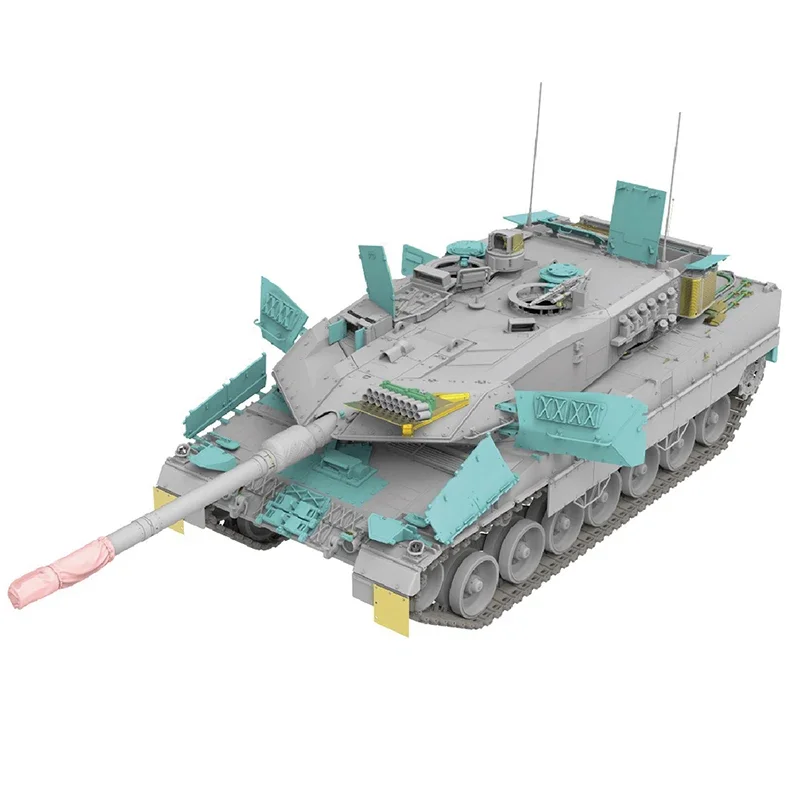 Ryefield model RM-5108 1/35 German Leopard 2A7 Main Battle Tank Empty Shell with Movable Tracks