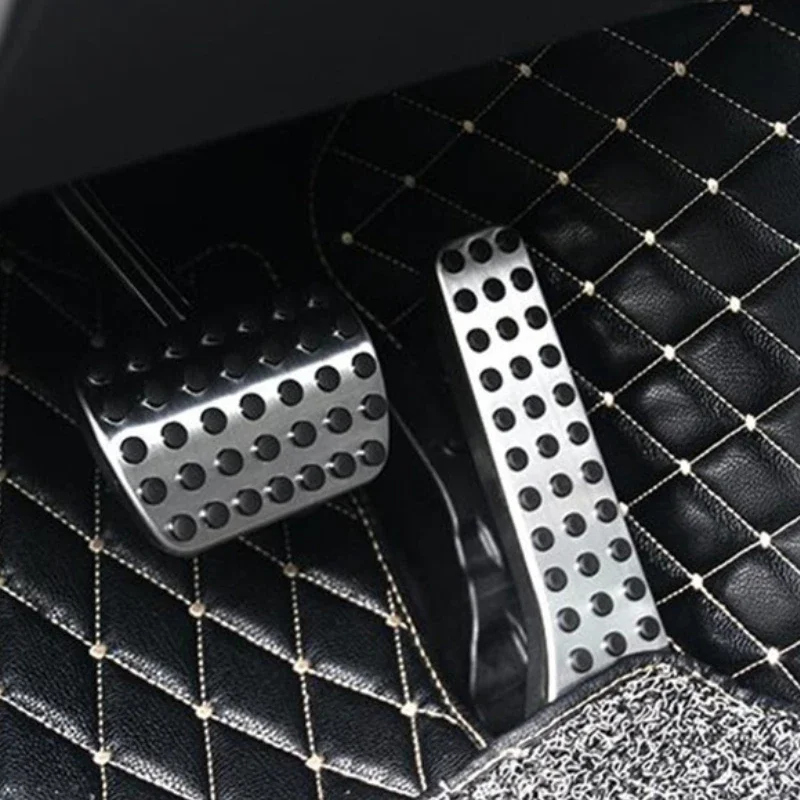 

Stainless Steel Car Gas Fuel Brake Pedal Trim Car Accessories for Mercedes Benz C E Class CLS GLK SLK W205 W213 X253 2016-2019