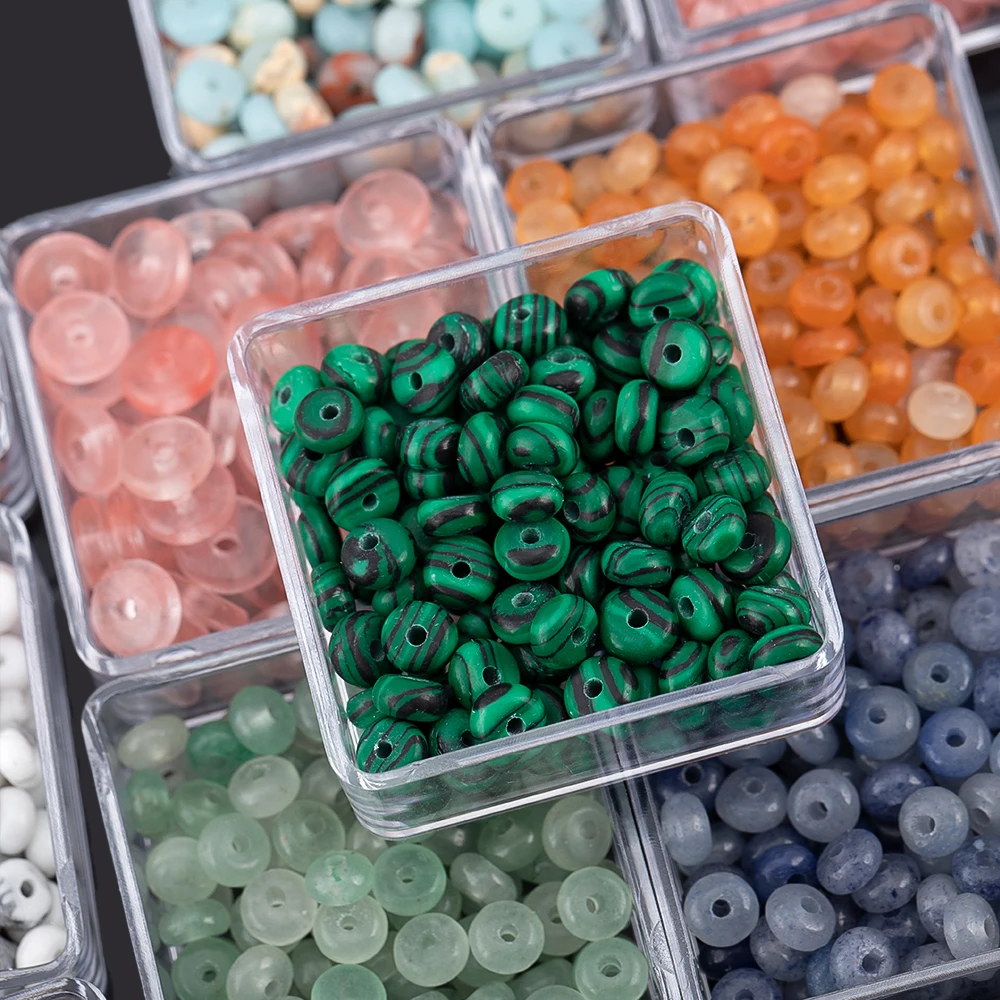 160pcs 4mm Natural Stone Abacu - Jewelry Making Stones ulasan dan harga