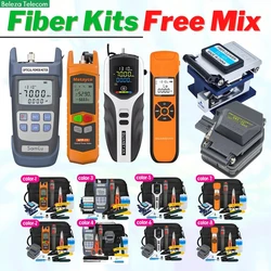 FTTH Fiber Optic Tool Kit, Free Mix, Free Mix, 70 ~ 6dBm, OPM, MTP-11 FC-6S, AUA-6S, SKL-6C, VFL, 10MW, DIY, Multi Options, Hot