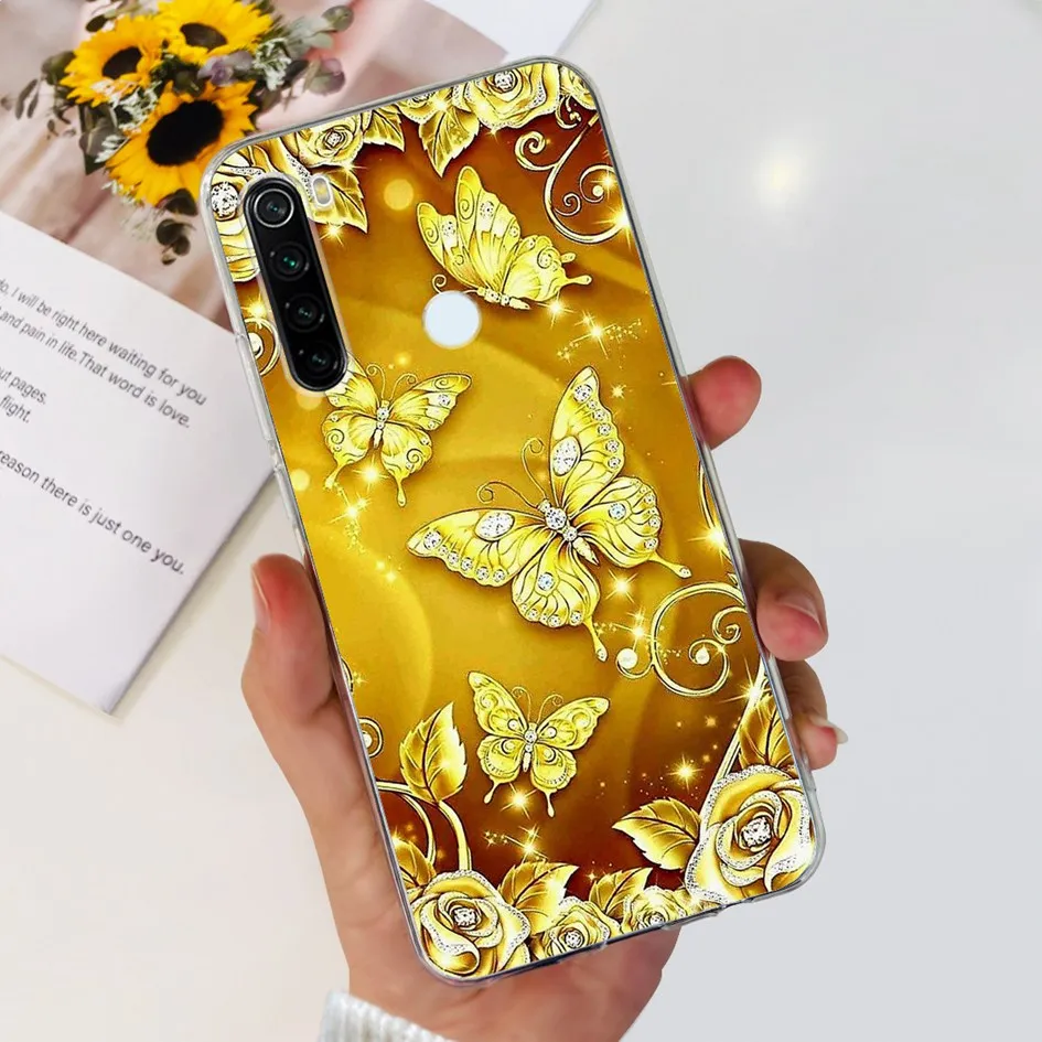 For Xiaomi Redmi Note 8 Case Cute Cartoon Soft Silicone Phone Cases For Xiaomi Redmi Note 8T 8 t Cover On Redmi Note8 Back Coque