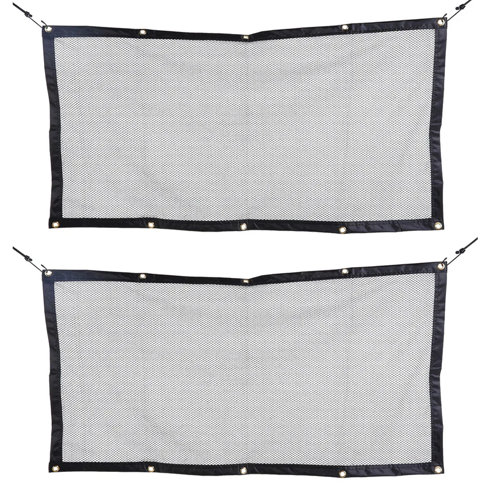 

2pcs Pet Barrier Back Car Net Seat Mesh Net Divider Kids Dog Safety Protection Network Oxford Material Durable