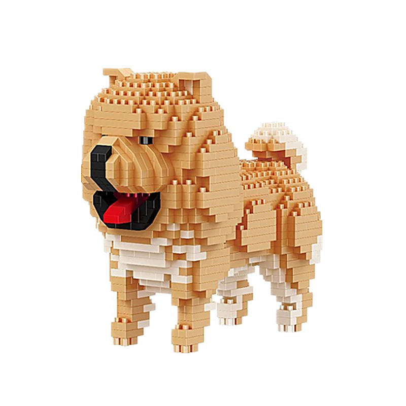 Simulated Pet Dog Assembly Toys, Creative DIY Building Blocks, Children's Educational Teaching Gifts, Adult Stress Relief Games