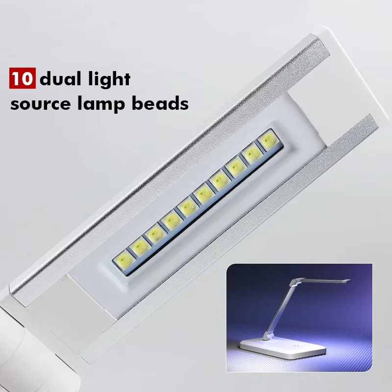 Foldable Desktop Nail Lamp for Nail Salons Cure and Quick-Dry Lamp for Nail Tips, Gel Polish and Artificial Nails