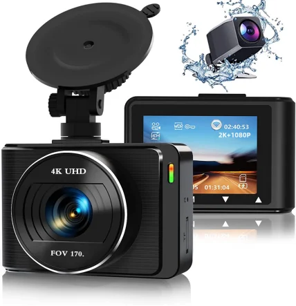 سعر المصنع 4k سيارة كاميرا صغيرة للرؤية الليلية كشف الحركة حلقة كاملة تسجيل واي فاي كشف الحركة كاميرا سيارة GPS