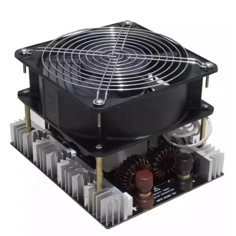 

4000W ZVS induction heater kit high frequency induction heating pcb plate molten metal + coil + pump