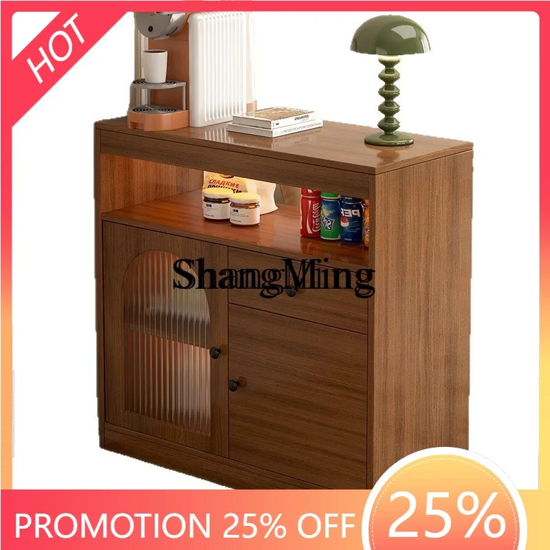 

ZYY solid wood retractable bar table dining side integrated household living room entrance partition small apartment balcony
