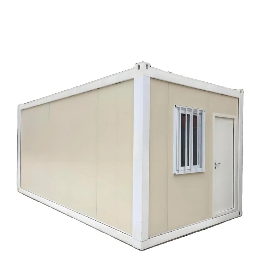 2026 Custom 20ft 40ft Steel Container House Mediterranean Flat Pack Sandwich Panel for Outdoor Courtyard Use Two-Person Dormitor