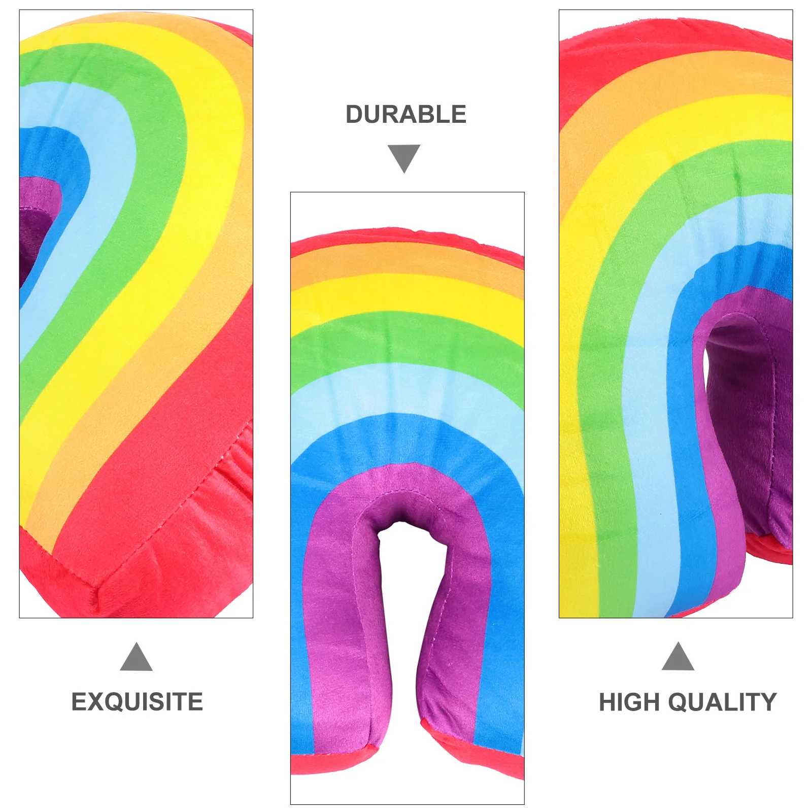 1Pcs Rainbow Pillows for Home Decor Soft Comfortable Throw Pillow Ideal Gift for Birthday Christmas Lover's Day