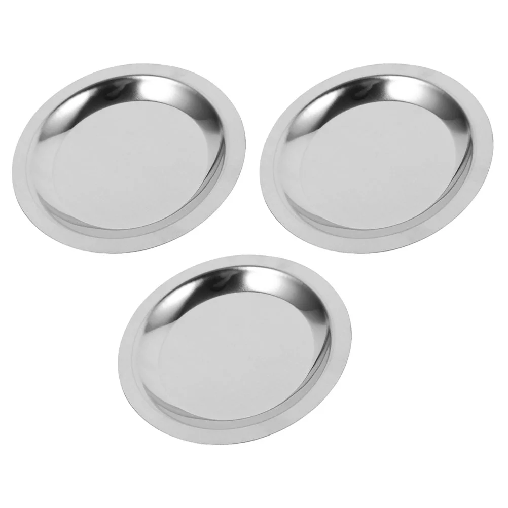 

3 Pcs Multi-function Coaster Teapot Pad Bottle Opener Coasters for Bottles Kitchen Stainless Steel Metal