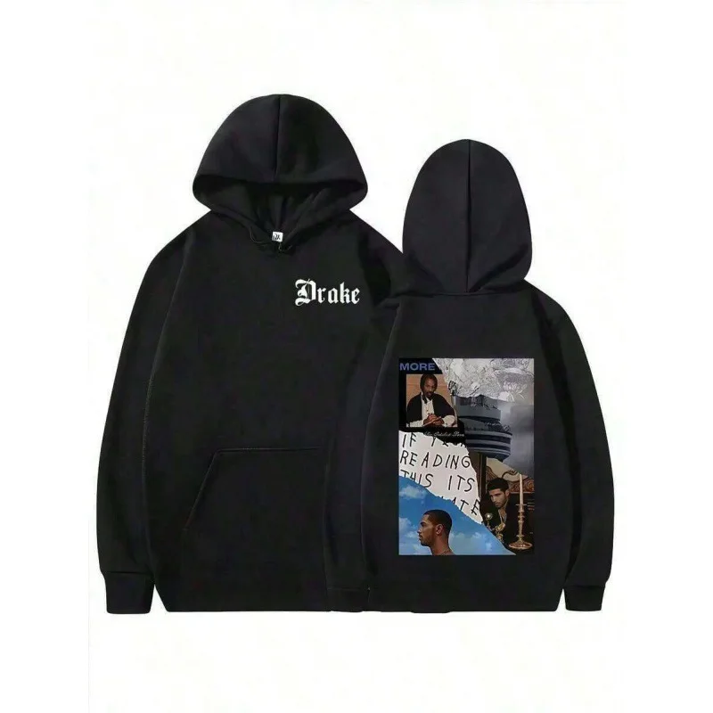 

Женская толстовка с принтом в стиле хип-хоп: удобная повседневная уличная одежда, модный графический дизайн, незаменимая вещь для весны и осени