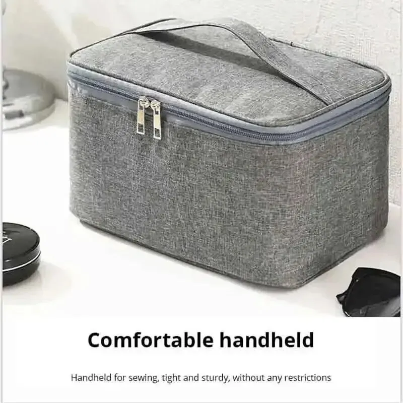 1pc Business Trip Men\'s Toiletry Bag Double Layer Large Capacity Cosmetic Bag Oxford Cloth Storage Bag Portable Handbag Wash Bag