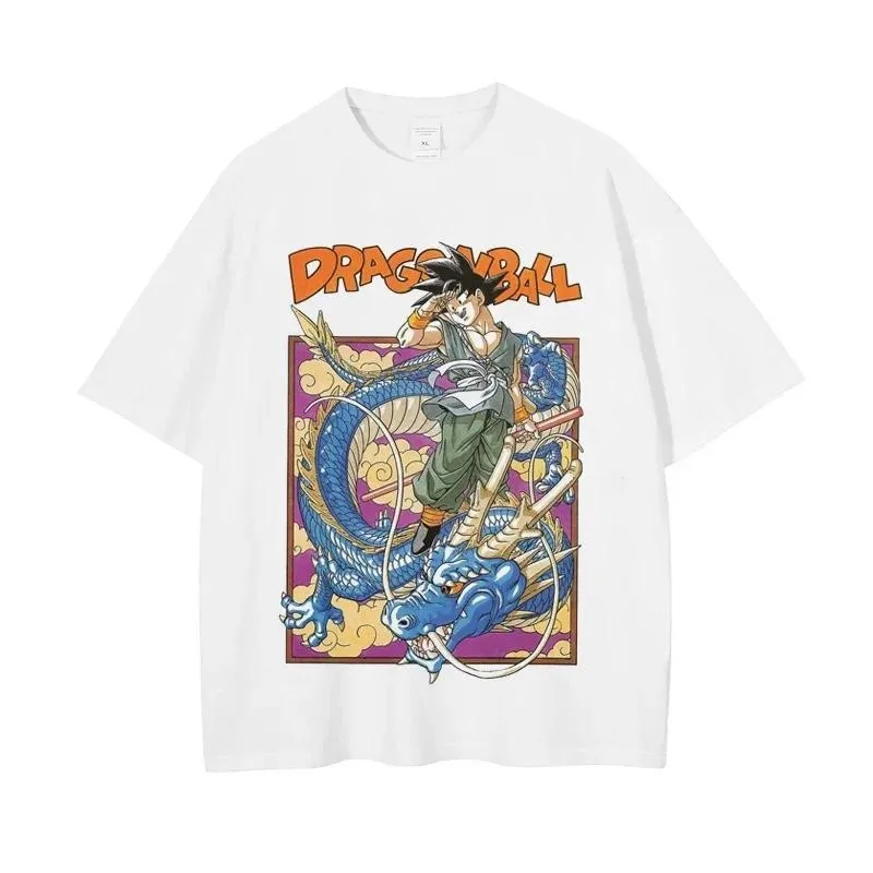 2026 Neues Heißes Anime Sommer Dragon Ball 40. Jubiläum Son Goku Bedrucktes T-Shirt Übergröße Lässige Streetwear Unisex Y2k