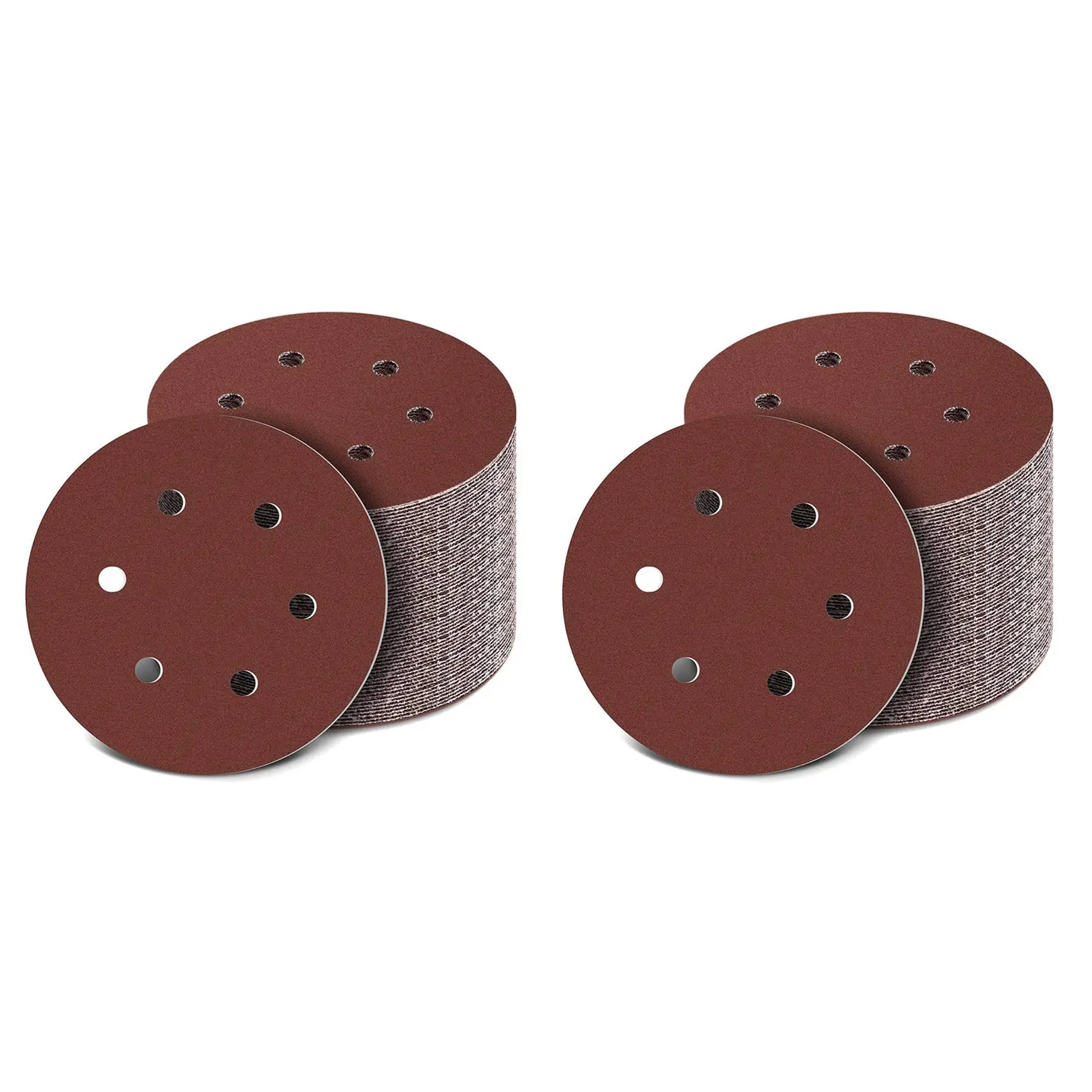 at29-150mm-sanding-disc-6-inch-hook-and-loop-sanding-pads-200-pcs-sandpaper-set-assorted-grits-for-random-orbital-sander