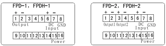 DC Analog Power Output Frequency Transmitter 50Hz 60H FPF frequency transducer with High Accuracy