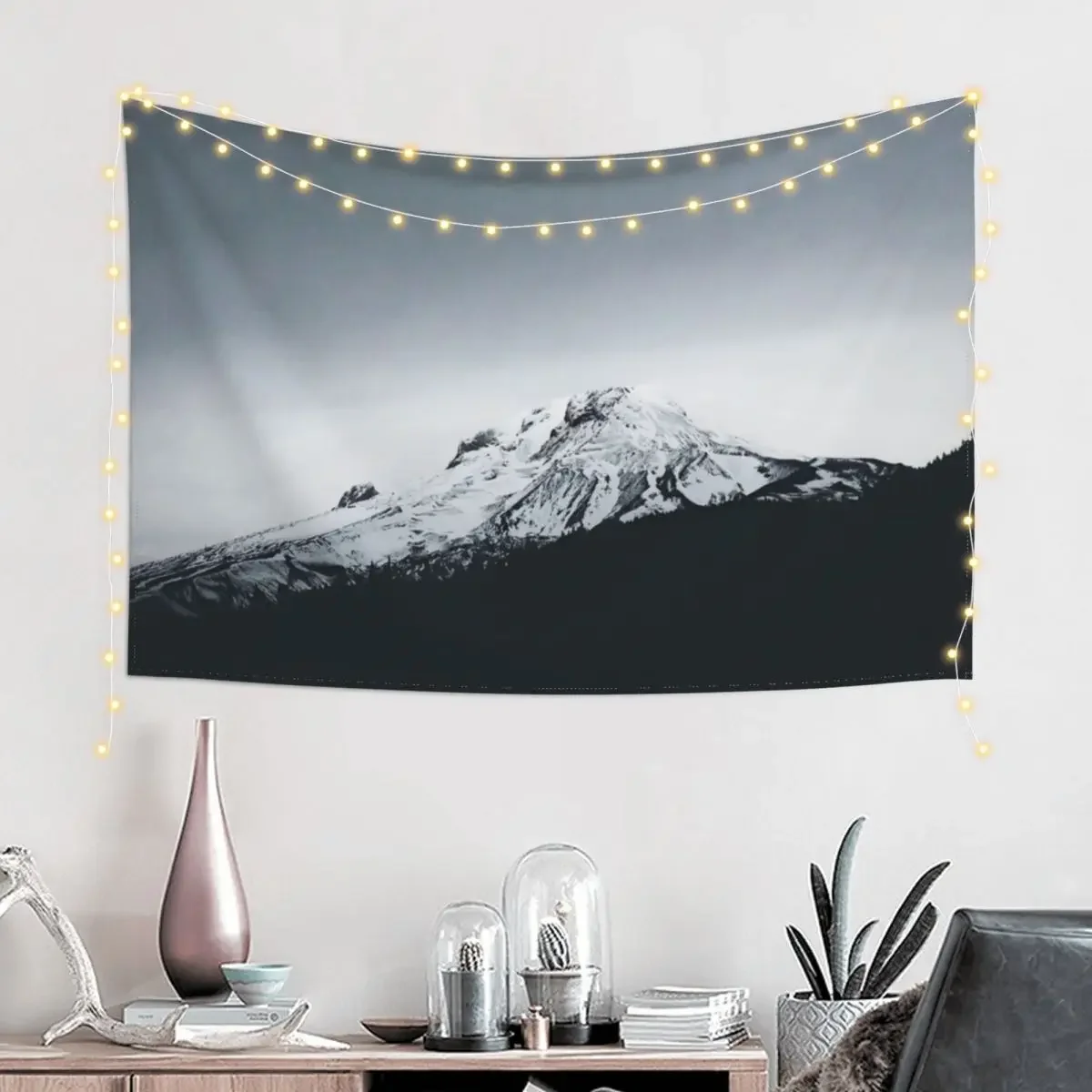 Mt. Hood Oregon Tapestry Wall Mural Room Decore Aesthetic On The Wall Tapestry