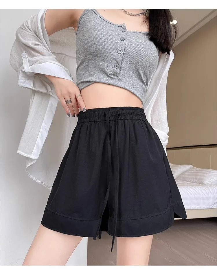AOSSVIAO 2026 Sommer Neue Damen Eisseide Yamamoto Shorts Locker Lässig Sport Schnelltrocknend Fünf-Punkte-Hose – Detail 10