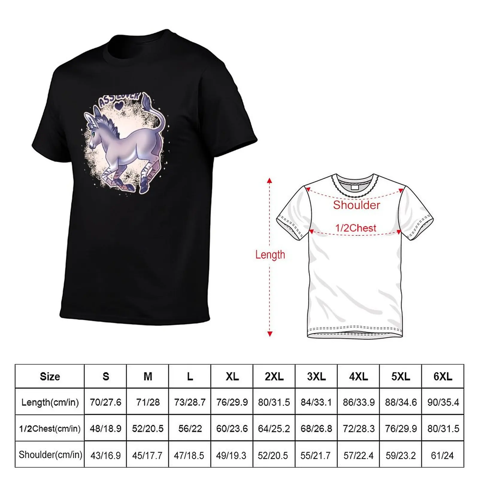 DONKEY LOVER - African wild ass T-Shirt All Weather Casual Short Sleeve
