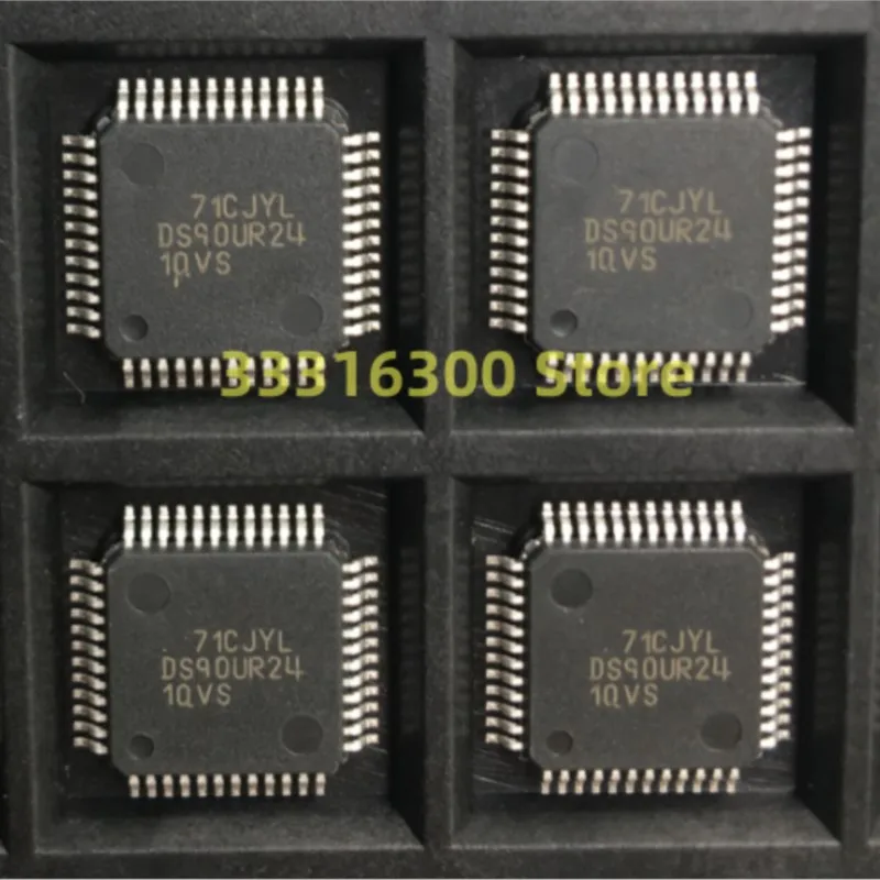 3PCS New DS90UR241QVS  QFP48  Interface - Deserializer Chip IC