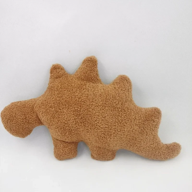 Cuscino Nugget Dino Chicken Nugget peluche cuscino Cartoon Dinosaur Plushies giocattoli bambola di peluche per bambini regalo per bambini