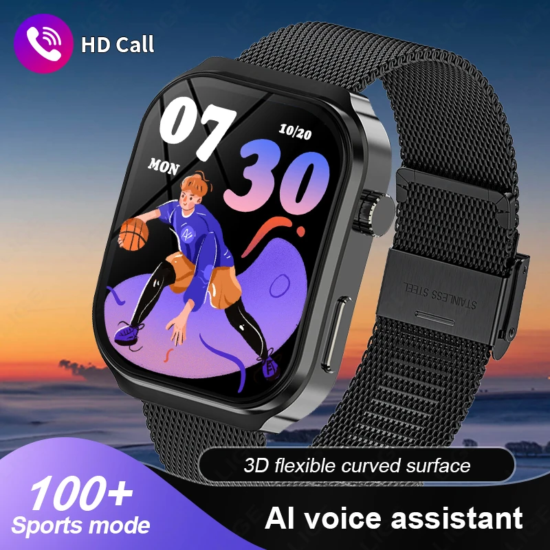 

LIGE 2026 Hot Smart Watch AI Healthy Diagnose Blood Lipid Uric Acid Bluetooth Call Blood Pressure Health Men Women Smartwatch