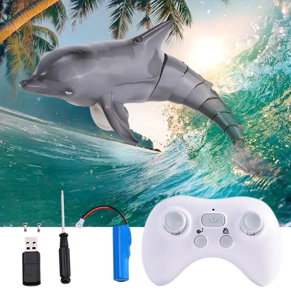 Telecomando Dolphin 2.4G alta simulazione delfino Wireless RC telecomando giocattolo per piscina bagno regalo per bambini