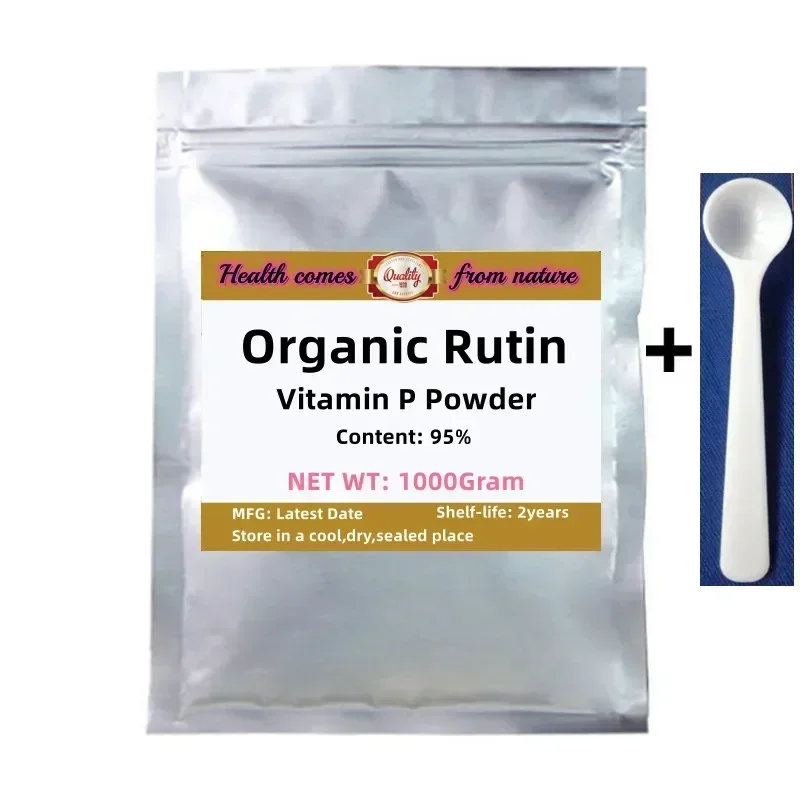 50g-1000g Organic Rutin 95%, Antioxidants Promote The Production of Collagen Extend Lifespan. Free Shipping