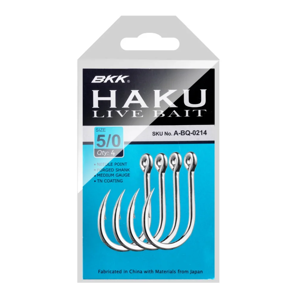 

BKK HAKU Live Bait Lure, Jigging Fishing Hooks