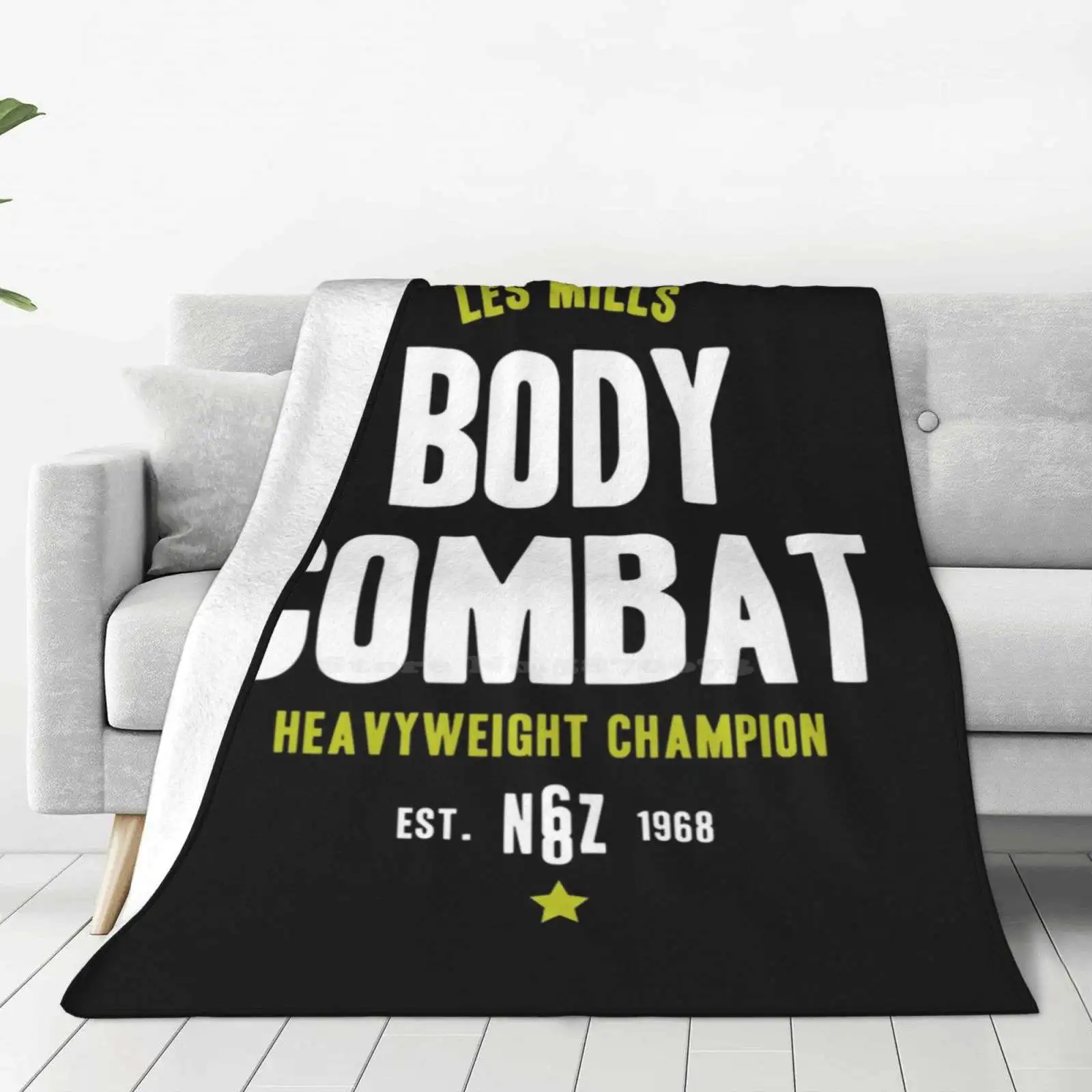 Heavyweight Champ Blanket Soft Warm Travel Portable Blanket Bar Raise Your Pumping Dont Stop Gym Heart Heath Mills Combat