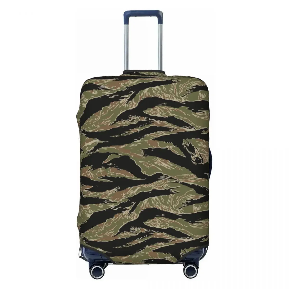 Custom Fashion Tiger Stripe Camo Luggage Cover Protector Elastic Military Tactical Camouflage Travel Suitcase Covers