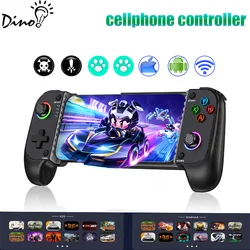 DinoFire MC100 Mobile Phone Gamepad Type C Hall Mechanical Controller for Android/ iPhone 15/16 Hall Effect Joystick Trigger