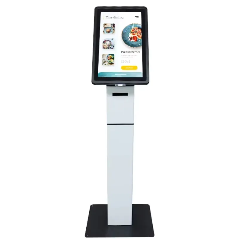 Self Service Order Payment Touch Screen Kiosk Self Pay Machine Barcode Scanner Kiosk for Chain Store and Restaurant