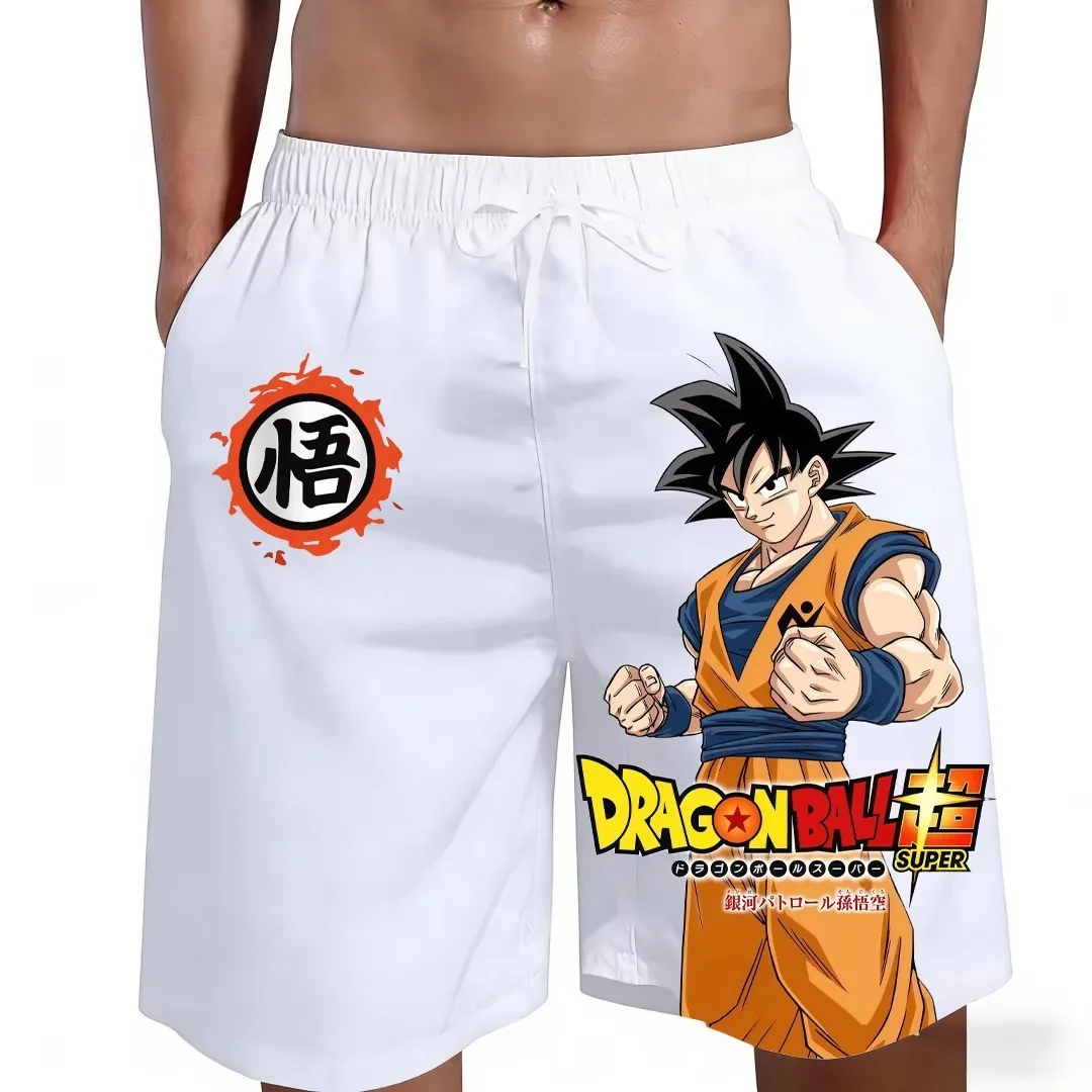 Wukong Beach Shorts for Men and Women Retro Anime Pattern Swimmers Casual Summer Vacation Surfing Quick Drying Printed Shorts