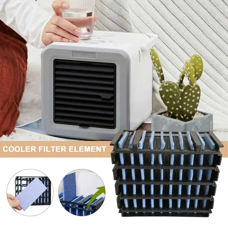 Mini Luftkühler Ersatz filter Mini Luftkühler Filter mit guter Absorption tragbare Klimaanlage Lüfter Filter Ersatz