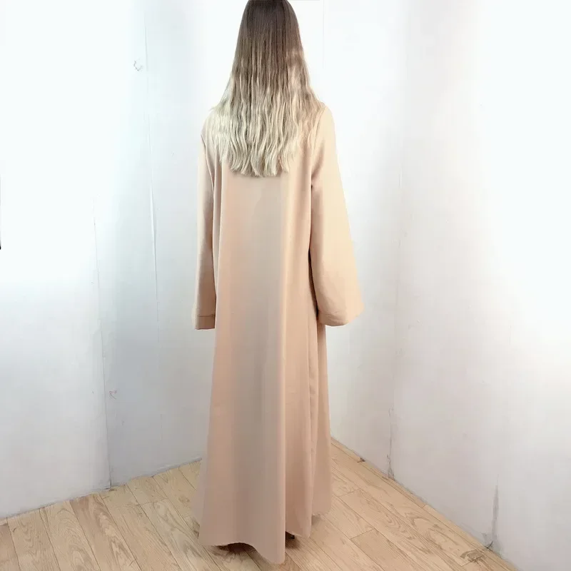 Aperto Abaya Dubai turchia caftano Cardigan musulmano Abaya abiti per le donne Casual Robe Femme caftano Islam vestiti per le donne musulmane