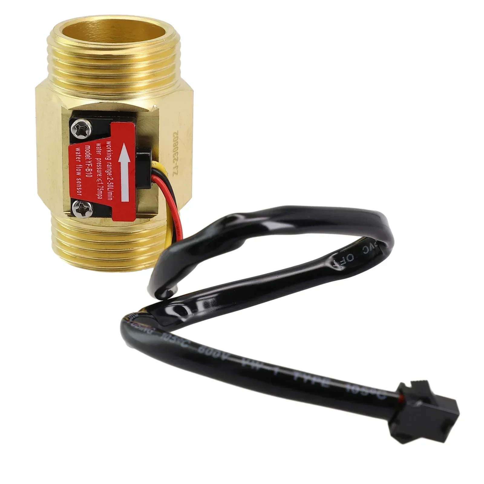 Imagem -06 - Água Stream Sensor Meter g1 Interface Hall Efeito Líquido Elemento Hall Sensor Hall Prático Yf-b10 1.75mpa Contador