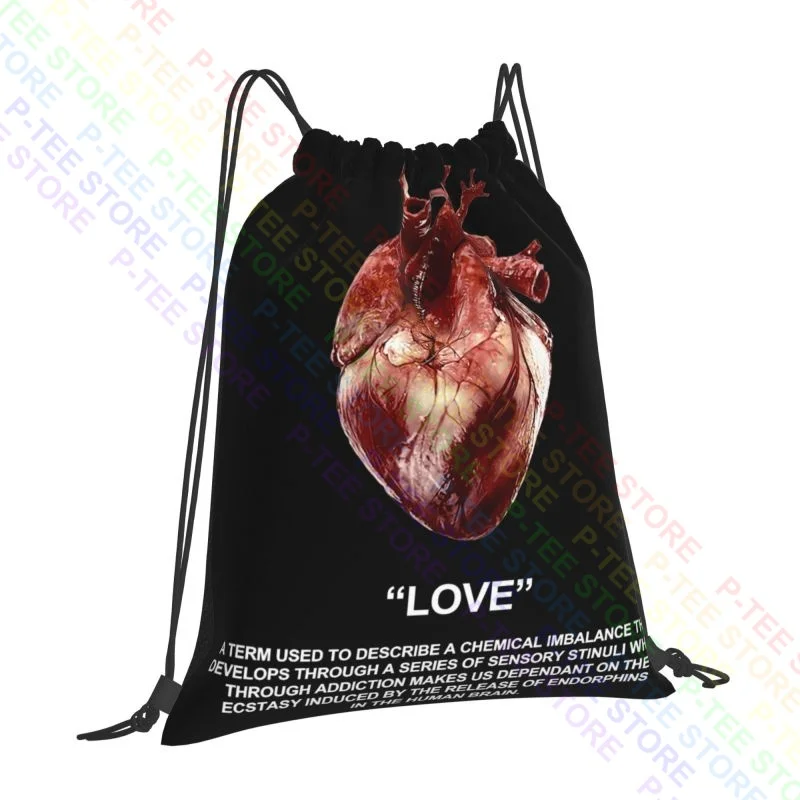 Love Definition Off Virgil Romantic Heart Drawstring Bags Gym Bag Fashion Shoe Bag Gym Tote Bag School Sport Bag