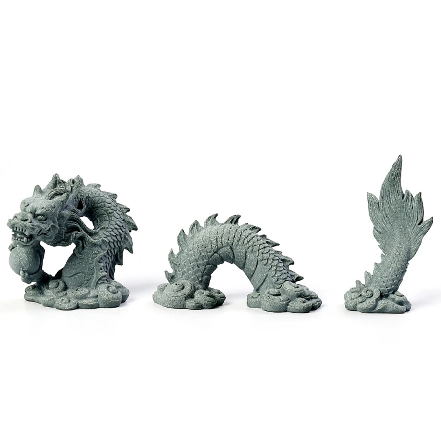 Aquarium Stone Dragon Landscaping Decoration Fish Tank Ornaments Fishbowl Accessories Goldfish Reptile Pet Turtle Lizard Animals